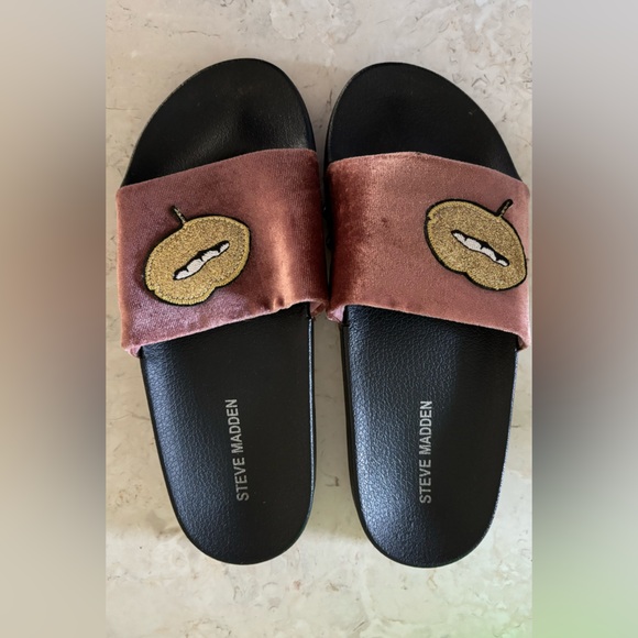 Steve madden slides super cute size 7 - Picture 1 of 4